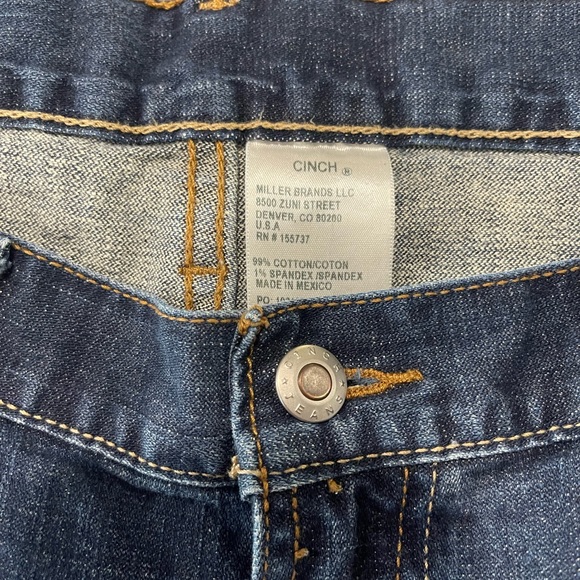 Mens nice dark cinch jeans - Picture 3 of 8